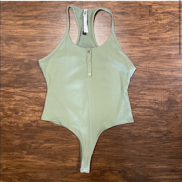Victoria's Secret Tops - Victoria Secret Sport Ribbed Bodysuit